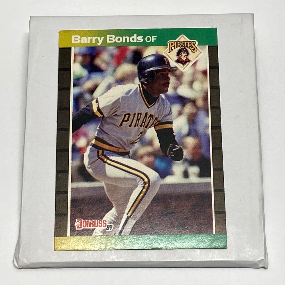 Vintage Donruss MLB '89 Barry Bonds Pittsburgh Pirates Base Set Baseball Card 92